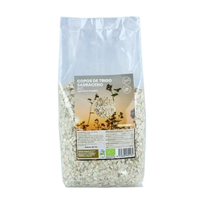 Afbeelding van Naturitas Essentials Biologische boekweitvlokken, 500 g, vezelbron, ideaal voor ontbijt, GMO vrij