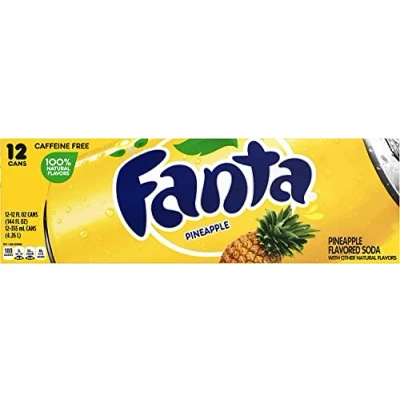 Afbeelding van Fanta Pineapple 355 ml (verpakking van 12 stuks)