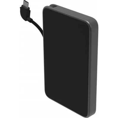 Afbeelding van Mophie Powerstation Plus 5.000 mAh Powerbank met Ingebouwde USB C Kabel