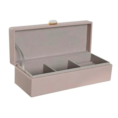 Afbeelding van Doos Juwelenkistje Home ESPRIT Licht Roze 28,5 x 12,5 5,5 cm