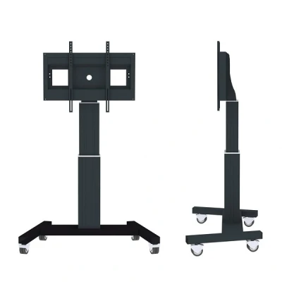 Afbeelding van Neomounts PLASMA M2500BLACK elektrische trolley t/m 100&quot; zwart