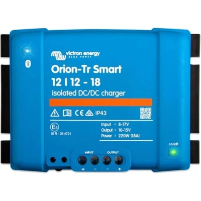 Image de Victron Energy Chargeur Orion Tr Smart 12/12 Volt 18 amp 220 Watt DC DC, Isolé (Bluetooth)