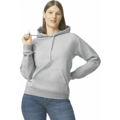 Afbeelding van Gildan Sweater met capuchon Midweight Softstyle GISF500 RS Sport Grey