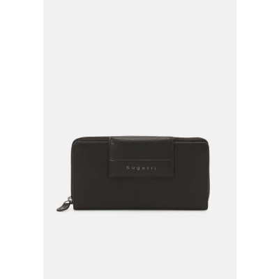 Afbeelding van bugatti Portemonnee Nome Zip Wallet Black Zwart