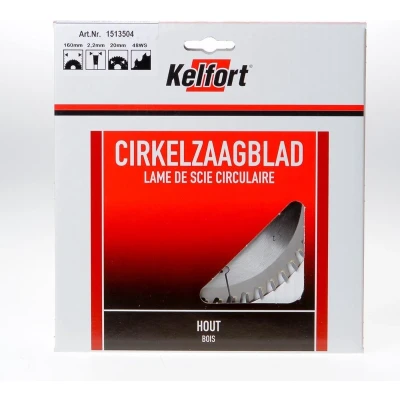 Afbeelding van Kelfort Cirkelzaagblad hardmetaal 48 tanden WS W diameter 160 x 2.6 20mm