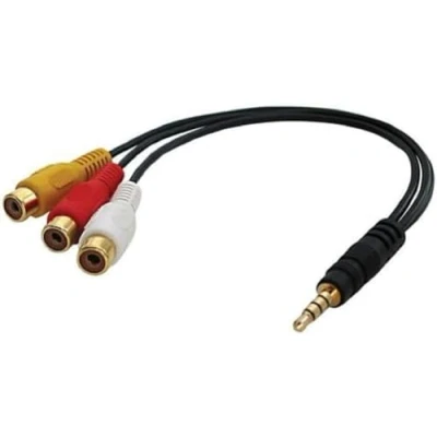 Image de Lindy adaptateur audio/vidéo vidéo / audio composite 25 cm