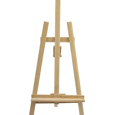 Afbeelding van Schildersezel 175cm Stabiel beukenhou voor volwassenen en kinderen, professionele kunstenaars