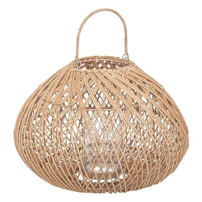 Afbeelding van Atmosphera Lantaarn &quot;Lour&quot; metaal en rotan H 27 cm