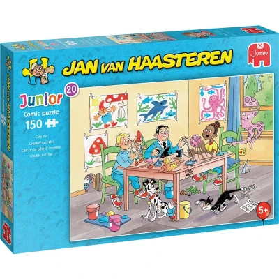 Afbeelding van Jan van Haasteren Junior 20 Creatief met klei 150 stukjes puzzel Legpuzzel voor kinderen Vanaf 5 jaar