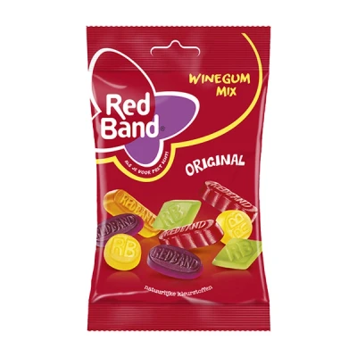 Image de Red Band Winegums sachet (12 x 120 grammes)