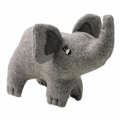 Afbeelding van Dogman Hondenspeelgoed Eiby Elephant Wol Grijs