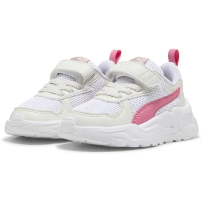 Afbeelding van PUMA Trinity Lite AC+ Inf Unisex Sneakers White Magic Rose Vapor Gray