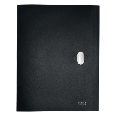 Image de Boîte de classement plastique RECYCLE LEITZ dos 2,5 cm noir Lot 5