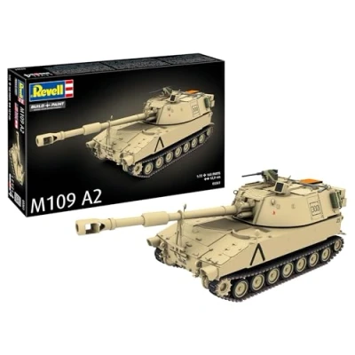 Afbeelding van 1:72 Revell 03361 M109 A2 Zelfrijdende Houwitser Militair Voertuig Plastic Modelbouwpakket
