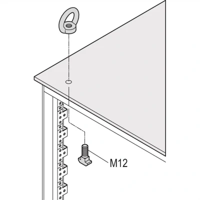 Afbeelding van Schroff 23130072 19 inch Bevestigingsmateriaal voor patchkast