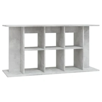 Afbeelding van vidaXL Aquariumstandaard 120x40x60 cm bewerkt hout betongrijs