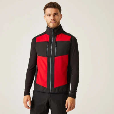 Afbeelding van Regatta E volve Unisex 2 Layer Softshell Bodywarmer RG907 CLASSIC RED/BLACK