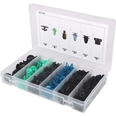 Afbeelding van KS Tools, Spijkers + nietjes voor nietmachines, Bevestigingsclipset Opel, 300 stuks.