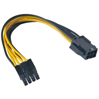 Afbeelding van Akasa AK CB051 Adapterkabel PCIe 6 polig naar ATX12V 8
