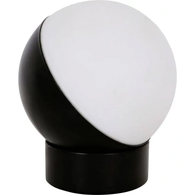 Afbeelding van Beacon tafellamp Mikoh, zwart metaal, glas