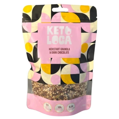 Afbeelding van Keto Hero Kickstart Granola Dark Chocolate (250 gr)