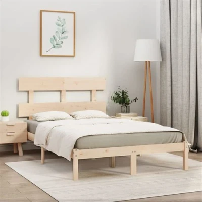 Afbeelding van vidaXL Bedframe massief hout 200x200 cm