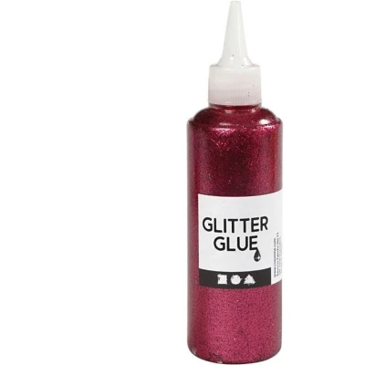 Afbeelding van Creotime Glitterlijm Roze 118 Ml