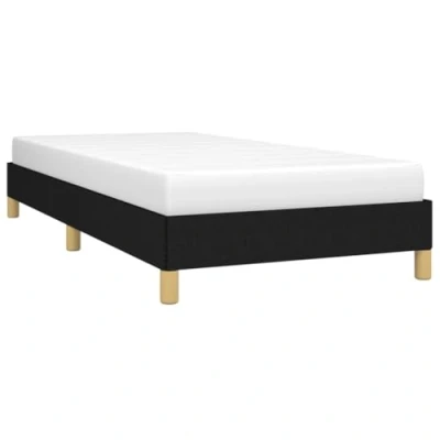 Afbeelding van vidaXL Bedframe, 90 x 200 cm, stof, zwart
