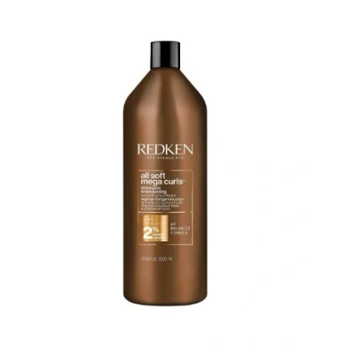 Afbeelding van Redken All Soft Mega Curls Shampoo 1000ml Haibu by Kapperskorting.com