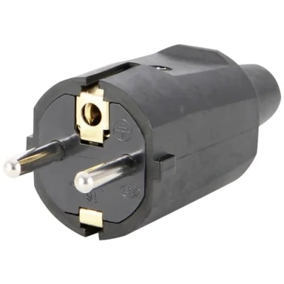 Afbeelding van REV 0512091777 Stekker met randaarde Rubber 250 V Zwart IP20