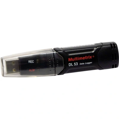 Afbeelding van Multimetrix P06230801 DL 53 Vocht datalogger, Temperatuur datalogger Te meten grootheid Vochtigheid, 40 tot 70 C Incl. wandhouder