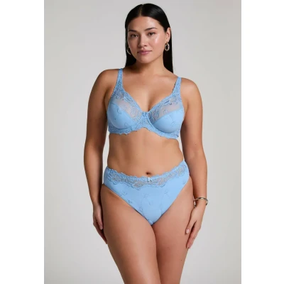 Afbeelding van Hunkemöller Dames Lingerie Hoge slip Diva Blauw maat S