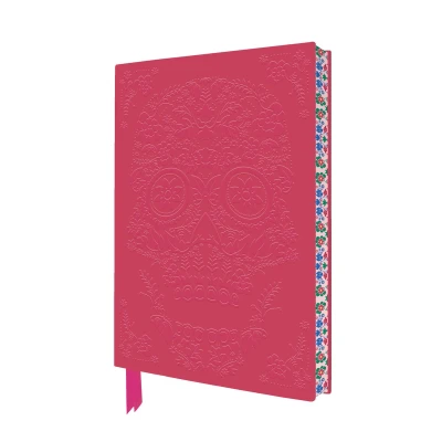 Afbeelding van Artisan Art Notebooks Flower Sugar Skull Notebook (Flame Tree Journals)