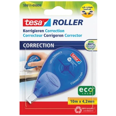 Afbeelding van Correctieroller Tesa ecoLogo 4.2mmx10m zijwaarts op blister