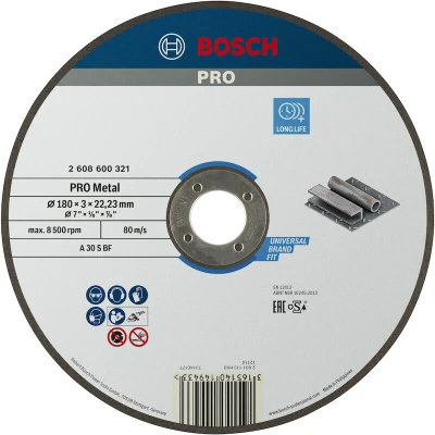 Afbeelding van Bosch Doorslijpschijf (Best for Metal) 180 x 2,5 22,2 MM Metaal