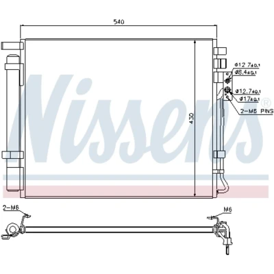 Afbeelding van Nissens Airco condensor 940272