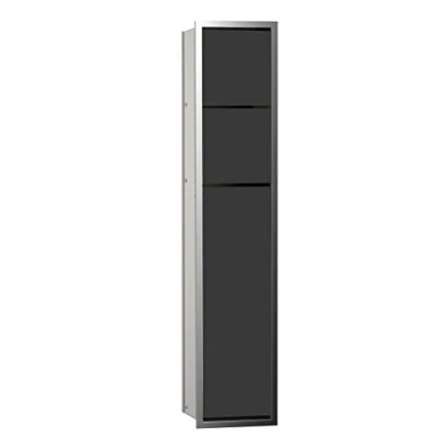 Afbeelding van Emco Asis Module 150 inbouwtoiletmodule 17,4x80,5x15 cm, chroom glas