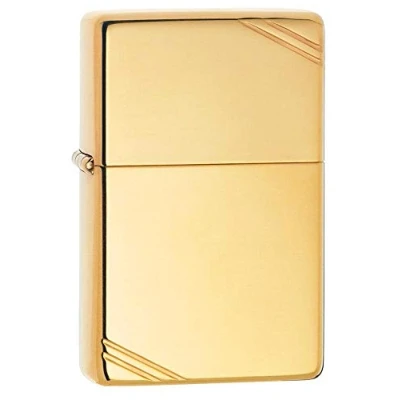 Afbeelding van Zippo 270 aansteker 60001168 Vintage Brass High Polished Benzine Messing 1 x 3,5 5,5 cm