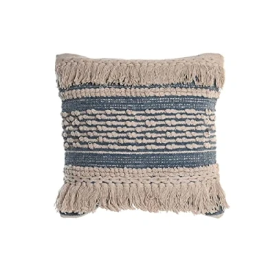 Afbeelding van Kussen DKD Home Decor Blauw 45 x 10 cm Wit Boho