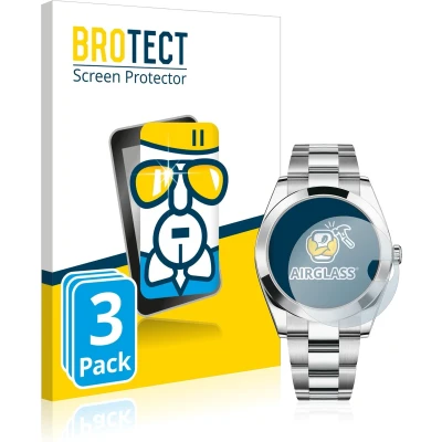 Afbeelding van BROTECT Screenprotector voor Rolex Datejust 41 Folie Beschermfolie Beschermglas transparant (3 Stuks)