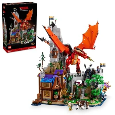 Image de LEGO® Ideas 21348 Dungeons &amp; Dragons : l’histoire du dragon rouge Exclusivité Fnac