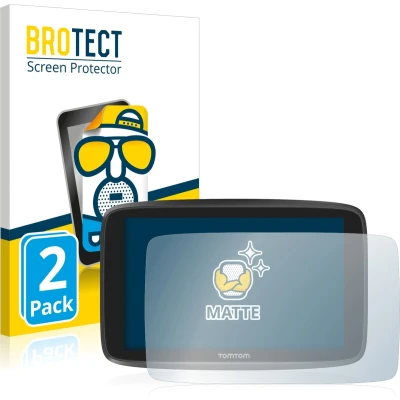 Afbeelding van BROTECT Screenprotector voor TomTom GO Camper / Essential (6&#039;&#039;) Folie Beschermfolie matte (2 Stuks)