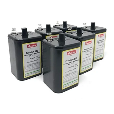 Afbeelding van 4R25 6 x V reservebatterij voor lantaarn/bouwlamp / knipperlicht handlamp (6 blok)
