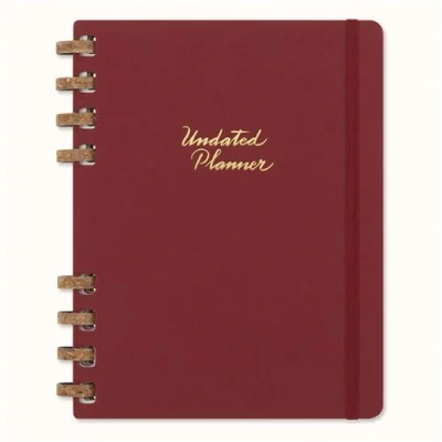 Image de Agenda civil à spirales Moleskine non daté Format XL Cerise