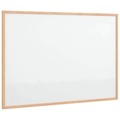 Afbeelding van vidaXL Magnetisch whiteboard met massief grenenhouten frame 80x55 cm