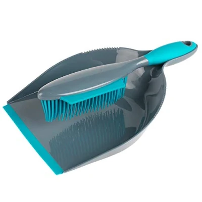 Afbeelding van Beldray Pet Plus+ LA069351EU Set schep en stofborstel, krasbestendige rubberen borstelharen, handbezem met rakelrand voor dierenharen, harde vloeren, oppervlakken, vloeistoffen,