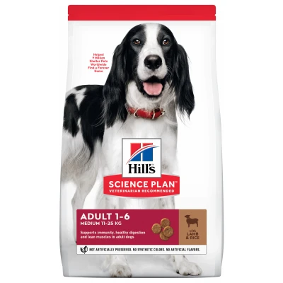 Afbeelding van Hill&#039;s Canine Adult Medium Lam&amp;Rijst Hondenvoer 2.5 kg