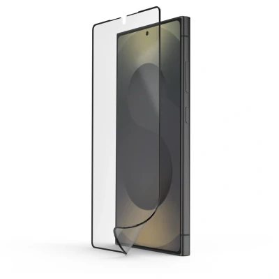 Afbeelding van Hama Handy Schutzglas Super Hybrid für Samsung Galaxy S25 Ultra, Montagehilfe (00228524) (1 Stuk, Ultra), Smartphone beschermfolie, Transparant
