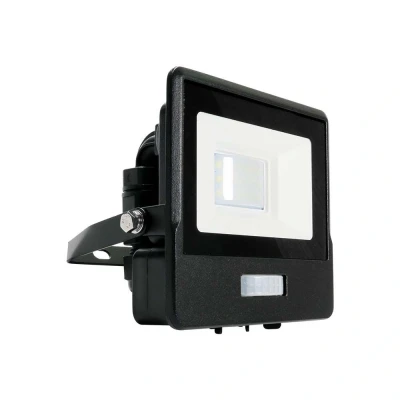 Afbeelding van V tac VT 118S LED schijnwerper met sensor 10 W 735 Lm 4000K Zwart