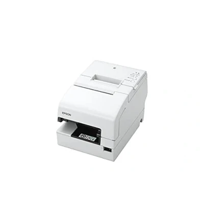 Afbeelding van Epson TM H6000V 213P1: Serieel, MICR, Wit, PSU, EU (RS 232, USB 2.0, Ethernet, USB), Ontvangstbewijs printer, Wit